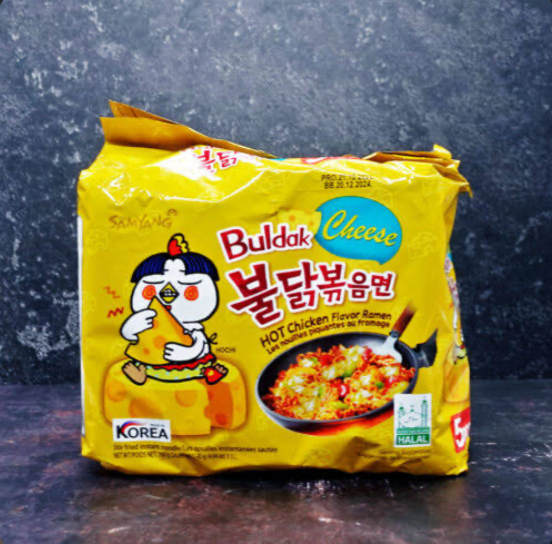 Samyang Buldak Cheese Hot Chicken Ramen 20 Stück MHD 17.12.2025 bis 20.12.2025