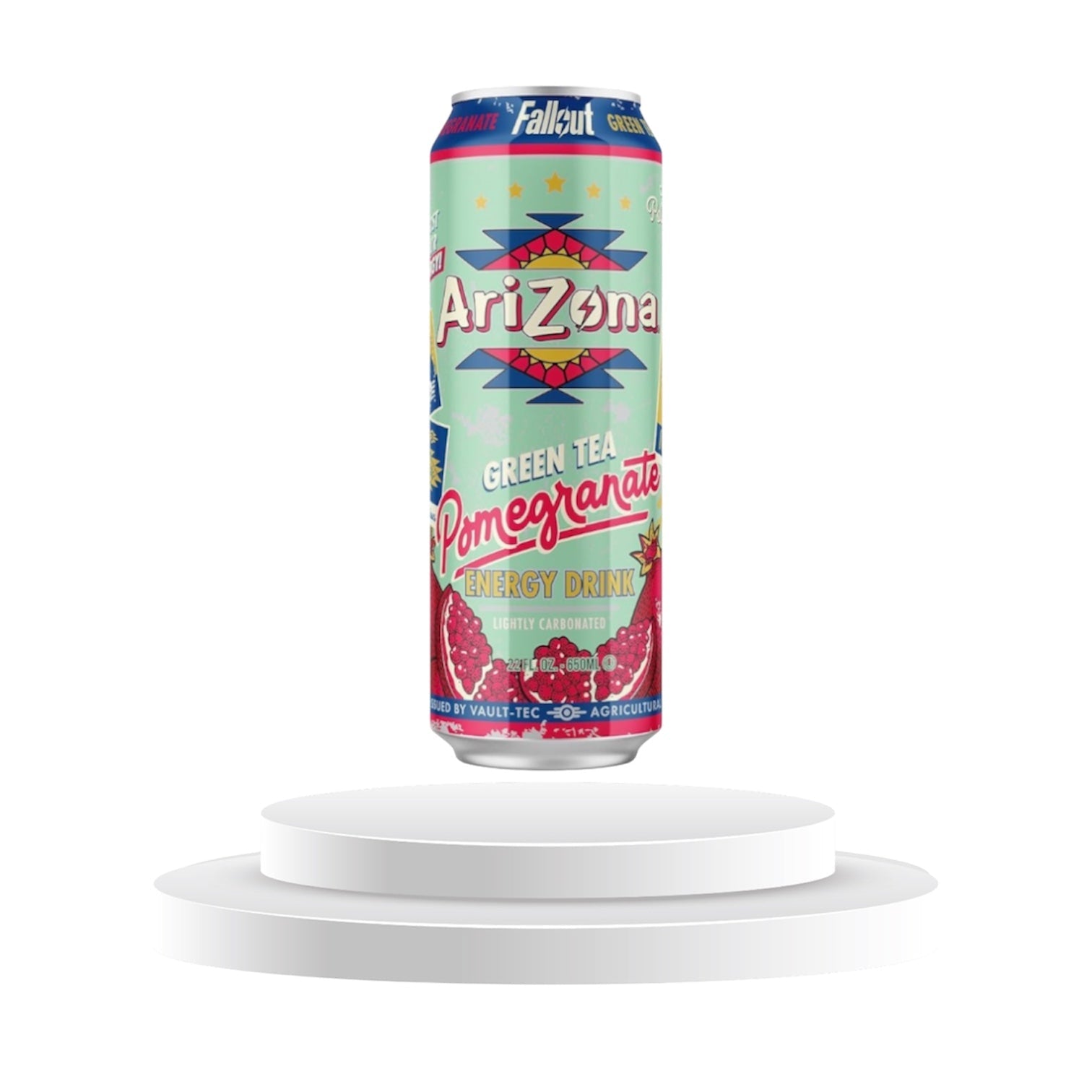 AriZona Fallout Green Tea Pomegranate Energy Drink