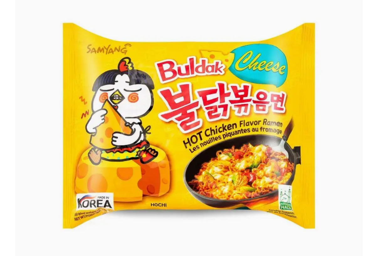 Samyang Buldak Cheese Hot Chicken Ramen 20 Stück MHD 17.12.2025 bis 20.12.2025