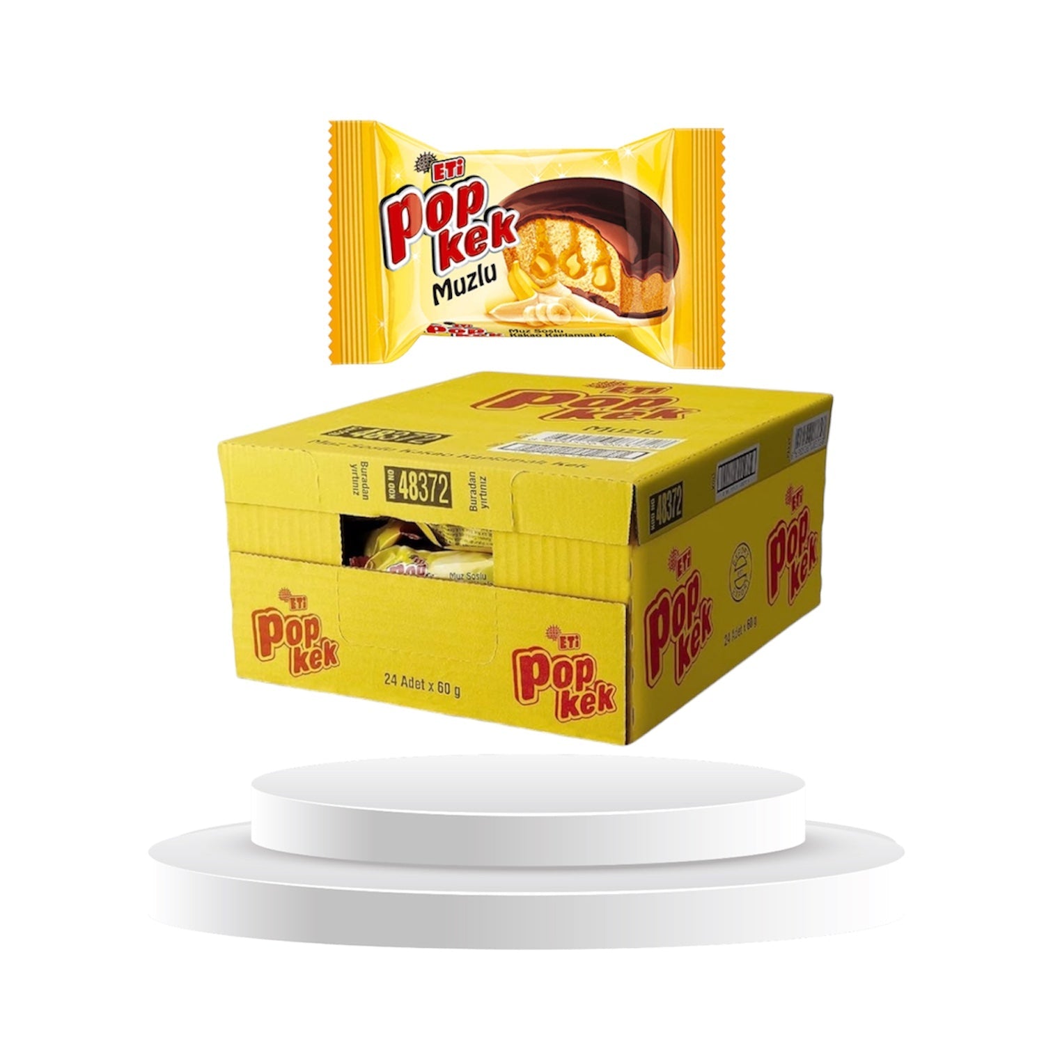 Eti Popkek Banana 60g 24 Stück MHD 09.07.2025