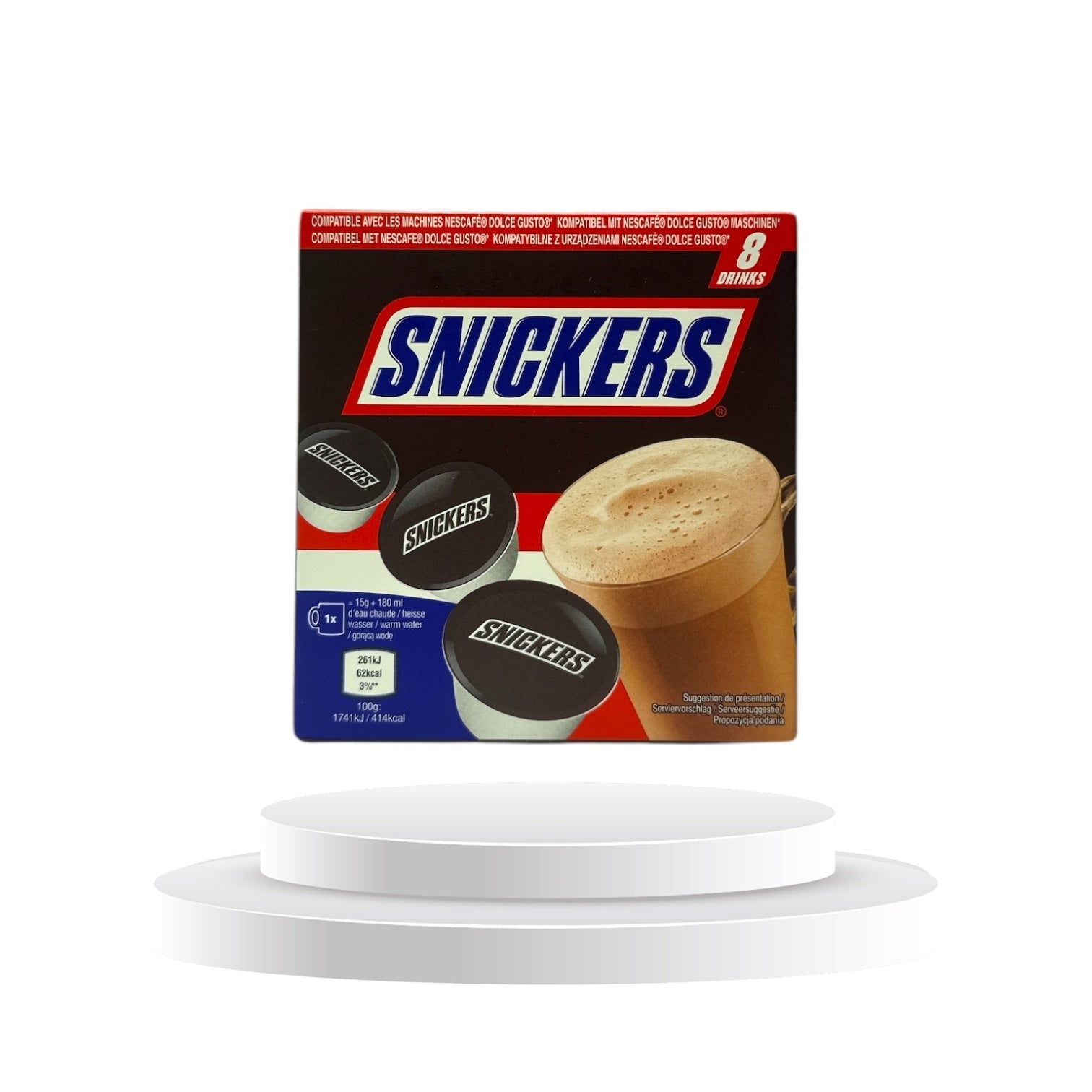 Snickers Kaffee-Pods - Memo's Candy World GmbH