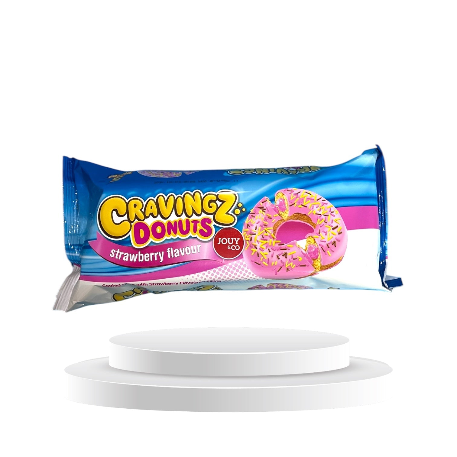 Jouyco Cravingz Donuts Strawberry 200g - Memo's Candy World GmbH